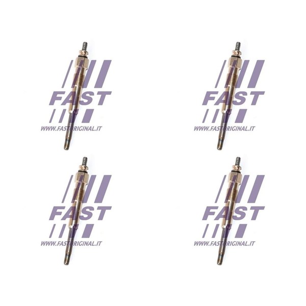 4X Fast GlÜHkerzen FT82746 Passend FüR 4-ZYLINDER CitroËN AX Berlingo Jumpy-image