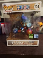 Funko Pop! Rides Deluxe: One Piece Franky With Black Rhino FR-U 4 (ECCC) #144.