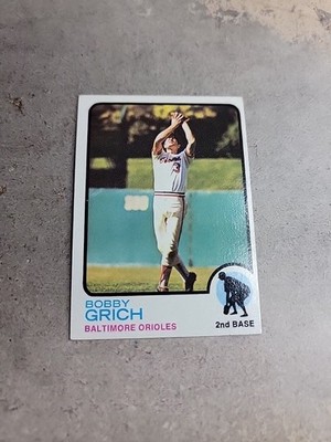 1973 Topps Baseball  # 418 Bobby  Grich