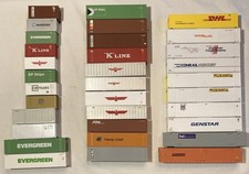 HO Scale 20',30',40',48'  53' Containers - Sold Separately at various prices