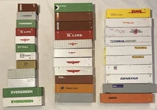 HO Scale 20',30',40',48' & 53' Containers - Sold Separately at various prices