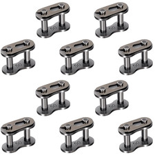 10 Pack 50 Roller Chain Master Links Connector for Motorcycles  Machinery New