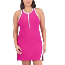 Sage Athletic Women  s Small Pink White Athletic Dress New NWT