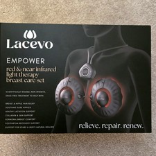 Lacevo Empower Red and Near Infrared Light Therapy Breast Treatment Care Set NEW