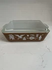 VTG Pyrex Early American Casserole Dish w/ Lid, 1 1/2QT