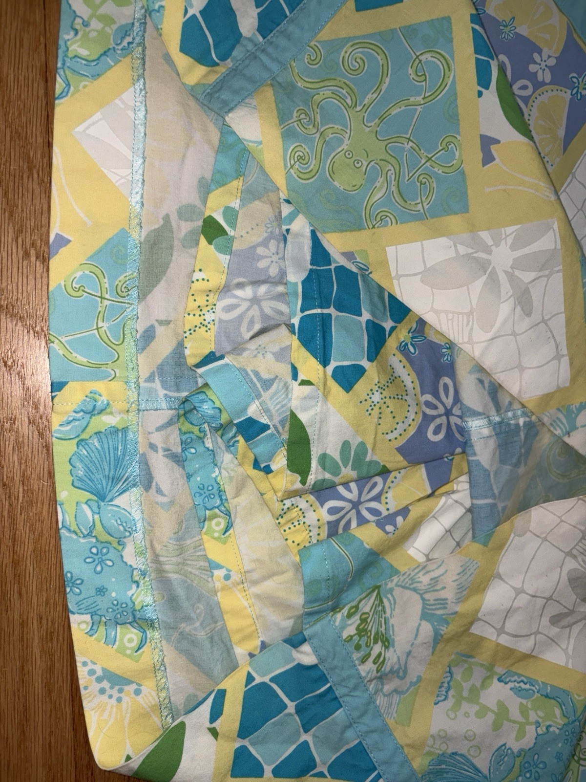Lilly Pulitzer Octopus Patchwork Print Skirt Size… - image 4