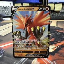 Galarian Zapdos V 173/198 Pokemon TCG Chilling Reign Sword & Shield Full Art NM on eBay