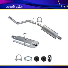 Auspuffanlage ab Kat Peugeot 206 CC (2D) 2.0 ab. Bj. 2000, Auspuff