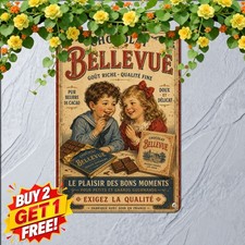 Swiss Milk Chocolate Advertising Design Retro Metal Tin Sign Plaque on The Hot Collector