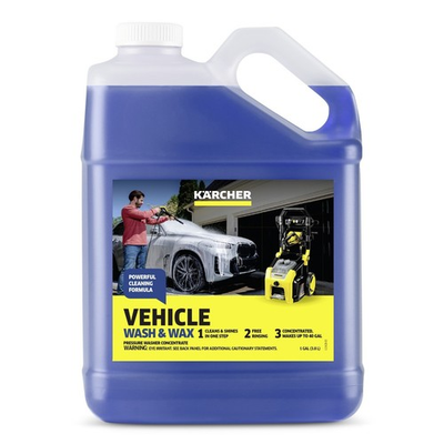#ad Karcher Pressure Washer Wash amp; Wax Detergent for Vehicles 1 Gallon $18.99