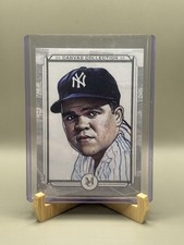 Babe Ruth 1/1 - Topps 2025 Museum Collection Original Art Card - Yankees