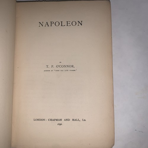 1896 Napoleon T.P. O'Connor Vol 1 ONLY Chapman & Hall 1st Ed - Plates Missing - Bild 3 von 11