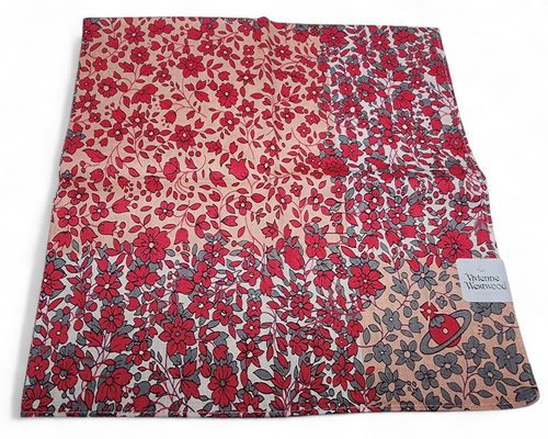 Vivienne Westwood Handkerchief Cotton scarf Multiple colors ORB Pink 47 cm - Picture 2 of 5