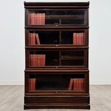 Antique 20th Century Globe Wernicke Stacking Bookcase In Oak ( REF AF-5086 )