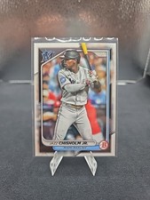 Jazz Chisholm Jr. 2024 BOWMAN Baseball Card Miami Marlins 
