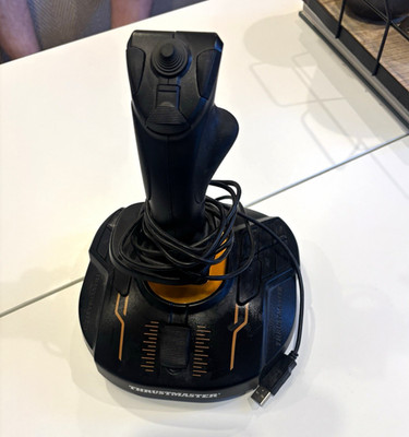 Thrustmaster T.16000M FCS USB Wired PC Flight Joystick Ergonomic Black/Orange