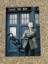 DOCTOR WHO autograph card print - CHRISTOPHER ECCLESTON