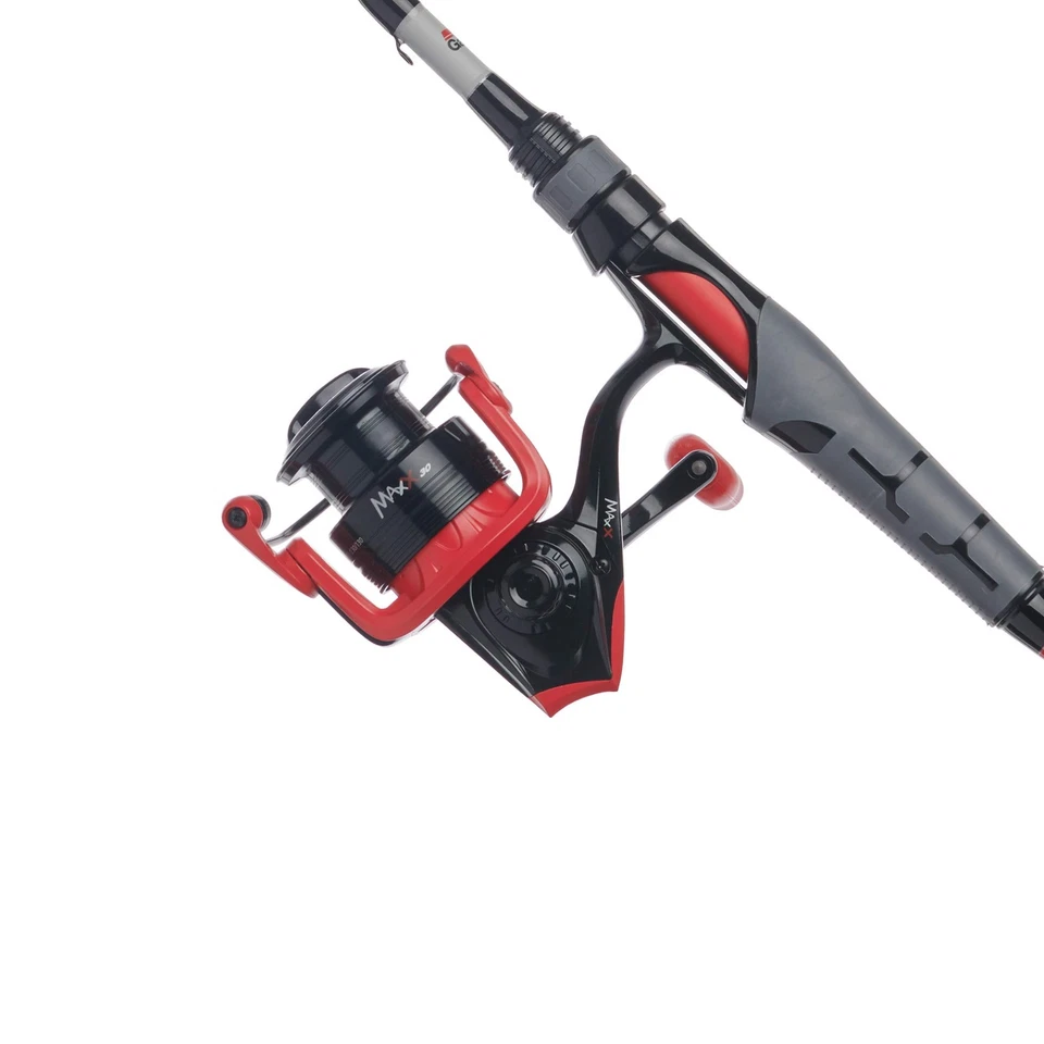 6’6” Max X Fishing Rod and Reel Spinning Combo, 3 +1 Ball Bearings with Light... - Image 2 of 4