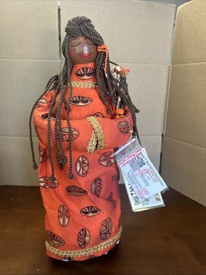 2001 Homemade Doll African American Woman Spirit Soul TAMARA THOMAS SIGNED