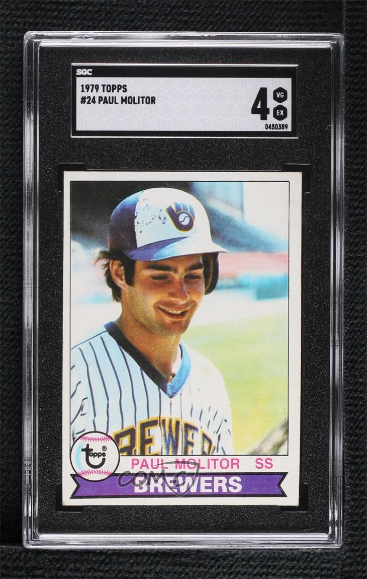 1979 Topps Paul Molitor #24 SGC 4 HOF 05k6