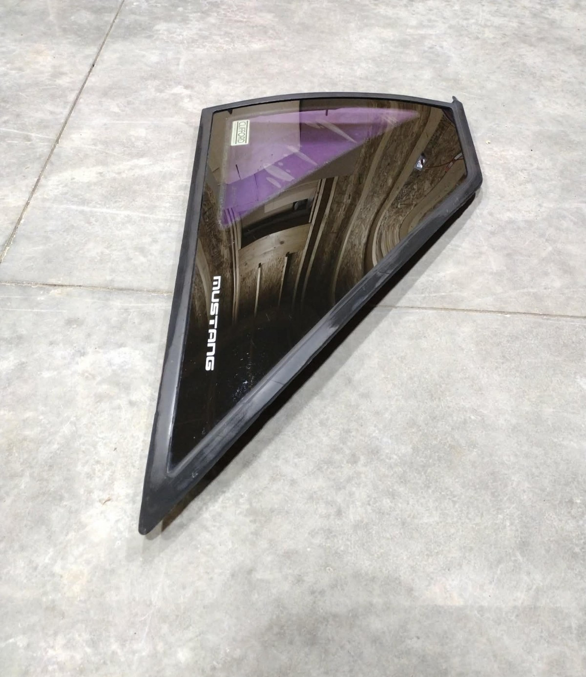 87-93 Ford Mustang GT Quarter Window Glass DRIVER Side HATCHBACK Carlite OEM