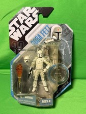 Star Wars 30th Anniversary McQuarrie Concept Boba Fett  15 Figure SILVER Coin