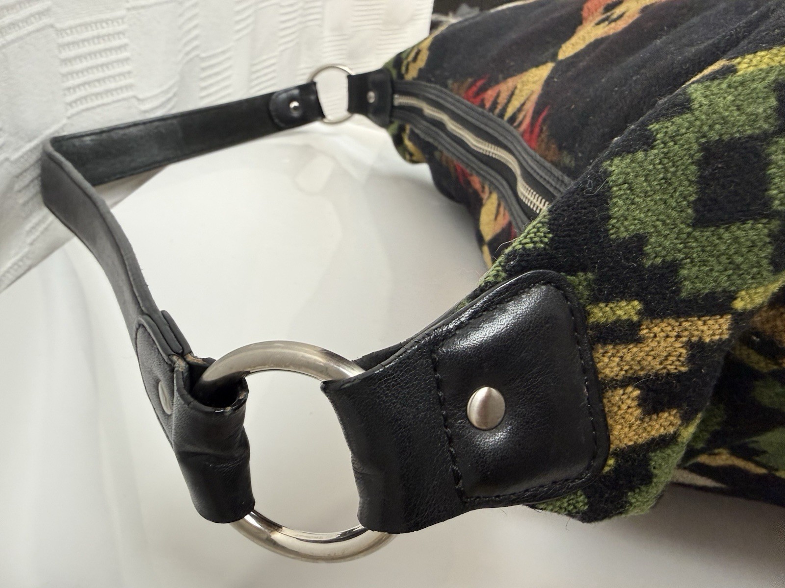 Pendleton Hobo Bag Native American Southwest Wool… - image 4