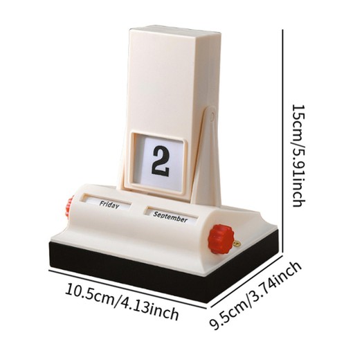 Ewiger Klappkalender, Schreibtischkalender, Kunstwerk, Sammlerstück, Display, - Bild 3 von 6