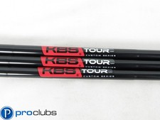 3pc NEW KBS TOUR CUSTOM SERIES BLACK PEARL / RED 130 X-FLEX STEEL WEDGE SHAFTS