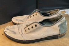 TOMS Tan Wool Slip On Casual Shoes Men's 12