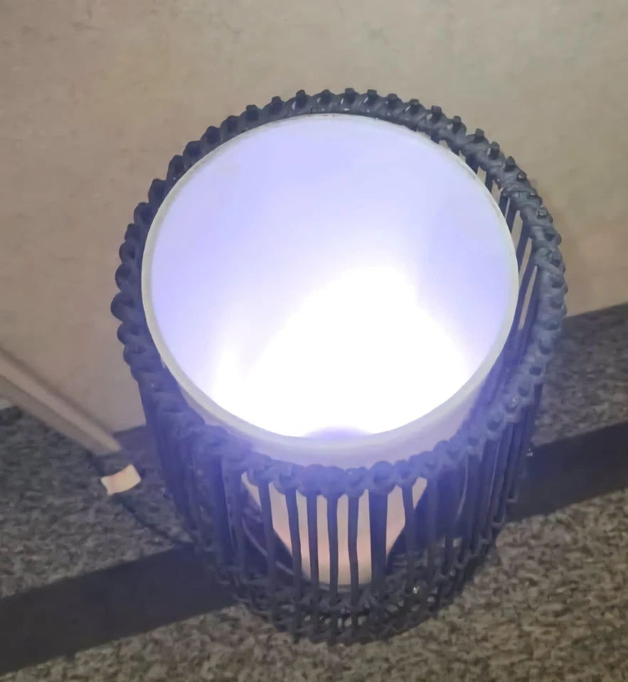 Hampton Bay Ryland. Black Outdoor/Indoor Floor Lamp - Image 3 of 3