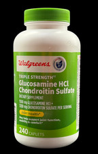 Walgreens Glucosamine Chondroitin 240 Caplets Joint Health   EXP 04/2028