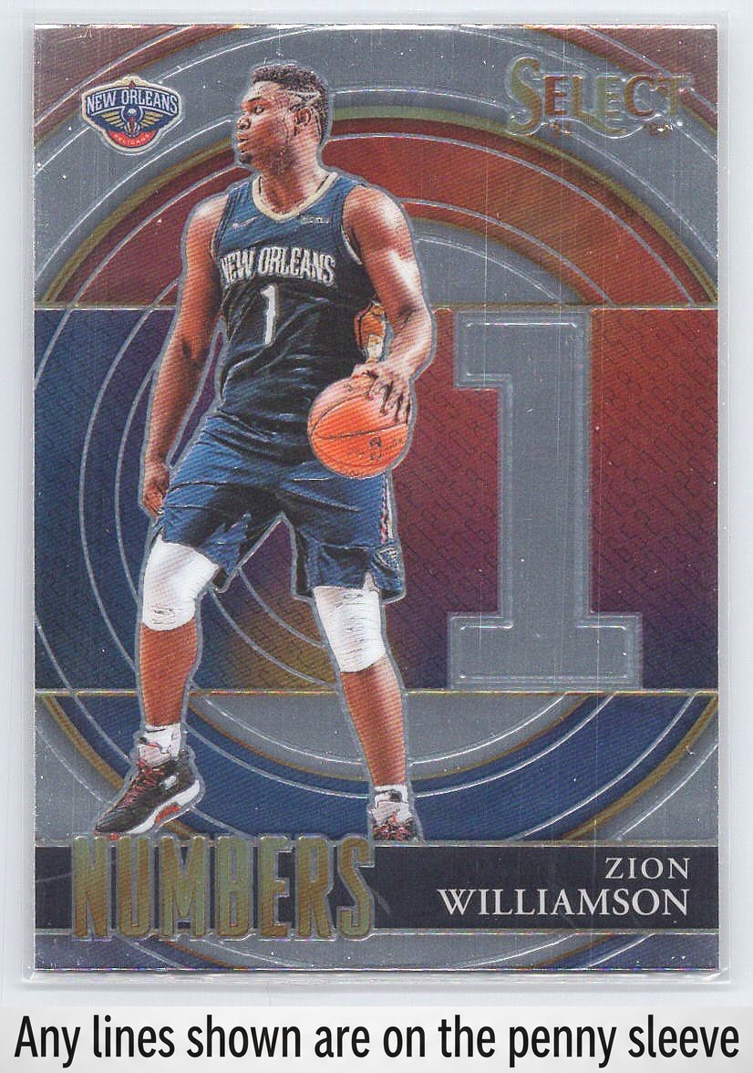 Zion Williamson 2021-22 Panini Select Select Numbers New Orleans Pelicans