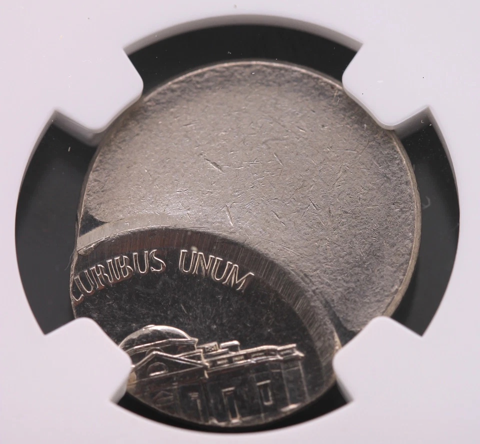 2001-D 5C Jefferson Nickel NGC MS 63 Struck 55% Off Center - Image 2 of 4