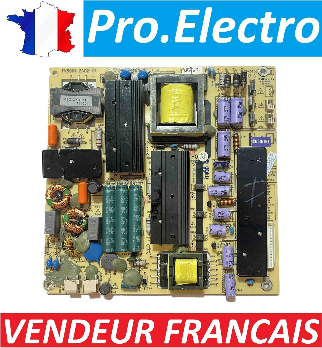 Carte d’Alimentation TV HAIER LE55Q6500U ref TV5502-ZC02-01