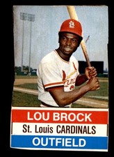 1976 Hostess Baseball #7 Lou Brock PR *d3