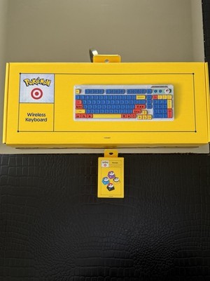 Pokemon Keyboard Target X Pokemon -Limited Edition With Keycaps 4 Pc