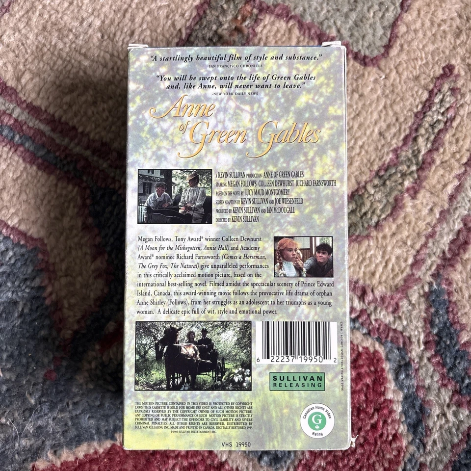 Anne of Green Gables 2 VHS Box Set Digitally Restored 10th Anniversary Edition - Image 3 of 4
