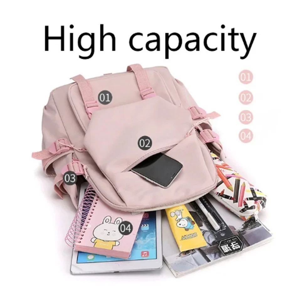 K-Pop Demon Hunters Backpack Casual School Bag Teens Kids Trendy Student Bookbag - Image 4 of 4