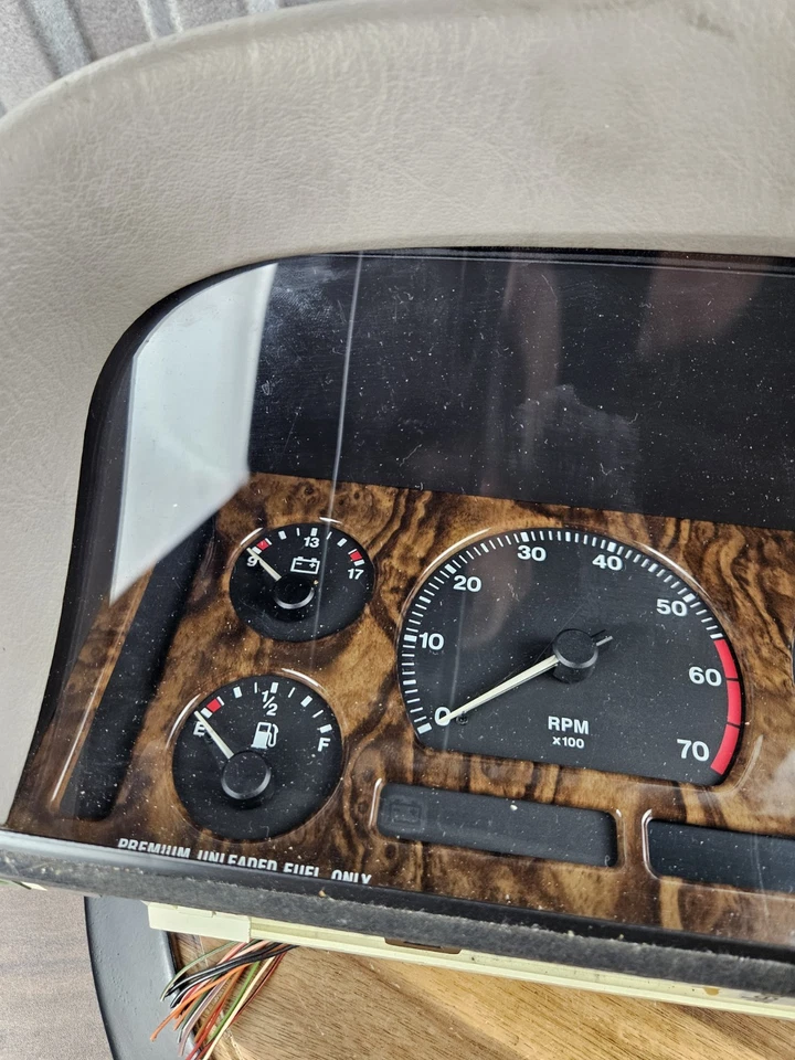 1995-1997 Se adapta a Jaguar XJ6 Mph Velocímetro Instrumento Tacómetro Cuadro Foto 4 de 4
