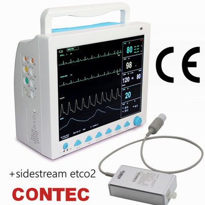 CMS8000 Patientenmonitor Intensivstation mit Vitalzeichenanzeige 12.1''Kapnograph