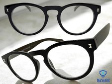 Classy Elegant Vintage Retro READING EYE GLASSES READERS Round Black Frame 1.50