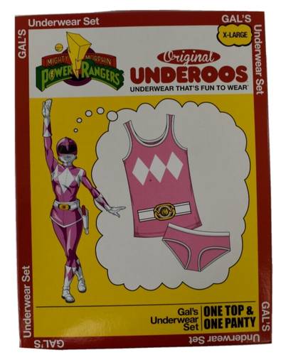 Underoos Mighty Morphin Power Rangers Juniors Top & Panty Underwear Set ...