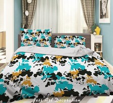 3D Camouflage Pattern Green Quilt Cover Set Duvet Cover Bedding Pillowcases