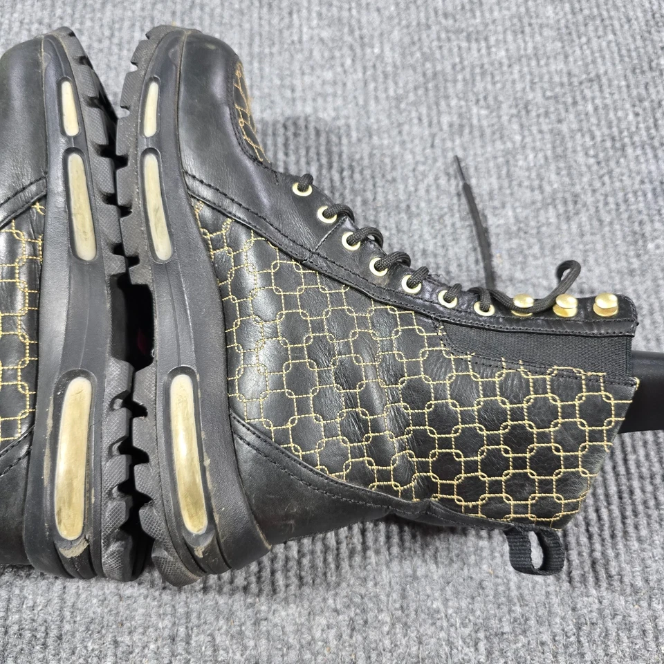 Botas de combate vintage Nike ACG para mujer 7,5 negras amarillas senderismo retro 311910-071 Foto 4 de 4