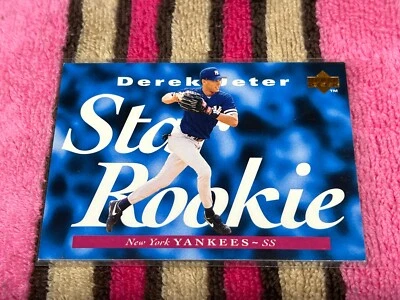 1995 UPPER DECK STAR ROOKIE RC #225 DEREK JETER NY YANKEES H.O.F. ROOKIE CARD! - Photo 1/2
