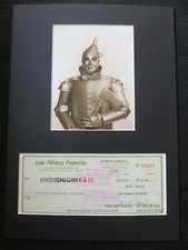 JACK HALEY signed autograph on 25x35 cm "THE WIZARD OF OZ" mat LOOK