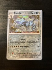 Carte Pokémon REVERSE Steelix 125/182 PAR Faille Paradoxe FR NEUF