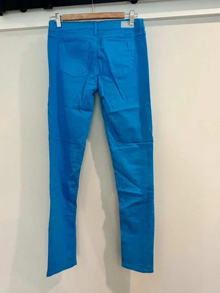 Classic Skinny Fade to Blue Jeans - Size 28 - Color: Bright Blue - Image 2 of 4
