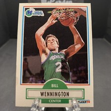 1990-91 Fleer Bill Wennington #44 Dallas Mavericks